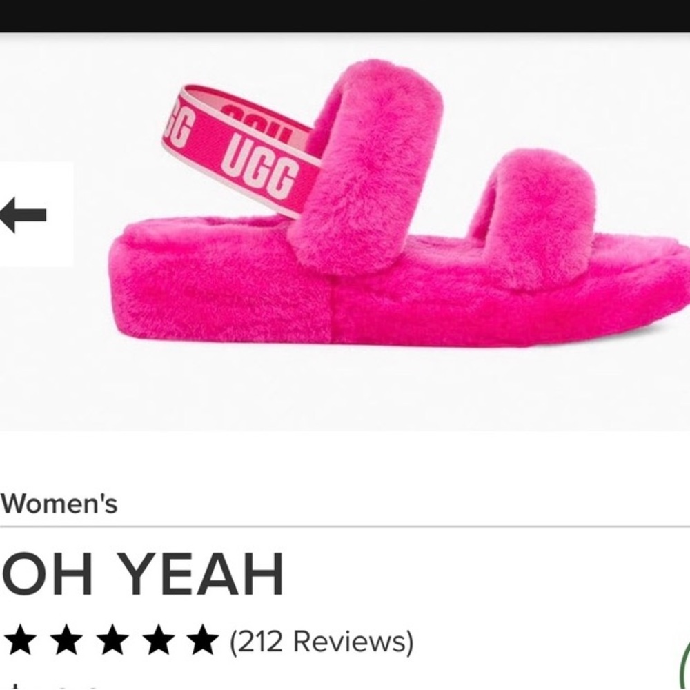 NWT ugg oh yeah slippers